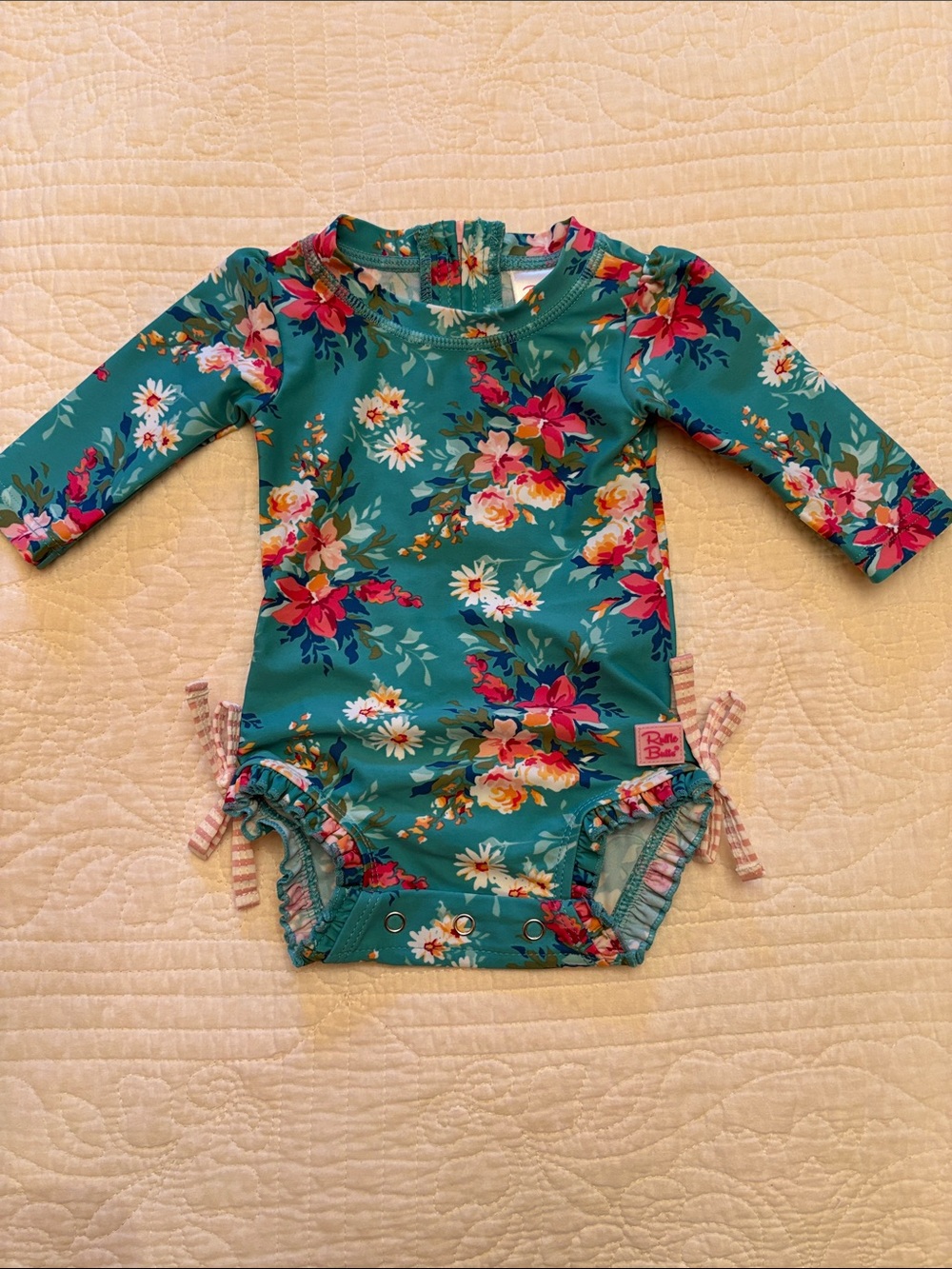 Ruffle Butts swimsuit, 0-3 mo